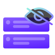 An icon representing task privacy.
